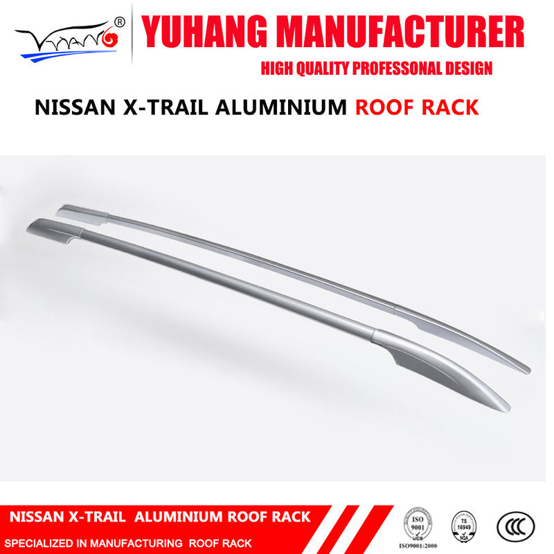 C091 고품질 지붕은 NISSAN X-TRAIL 알루미늄 합금 2016 은을 위한 보조 궤도를 가로장으로 막습니다